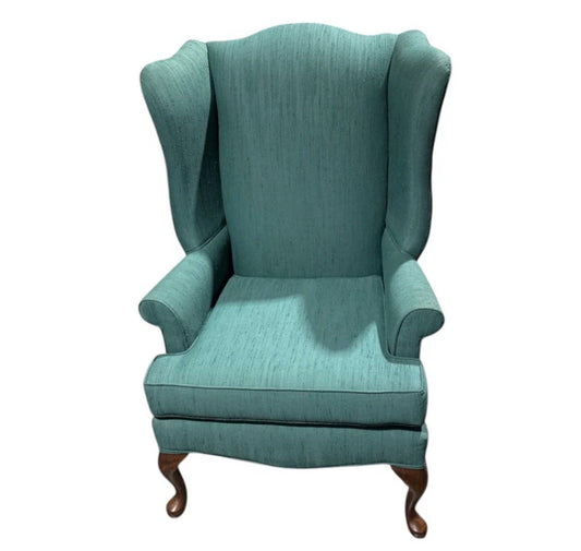 Ideal Furniture Co. wingback chair, 30"W x 26"D x 45"H