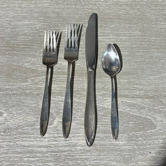 4 PC Gorham Esprit Sterling Silver Place Setting 9" L x .5" W