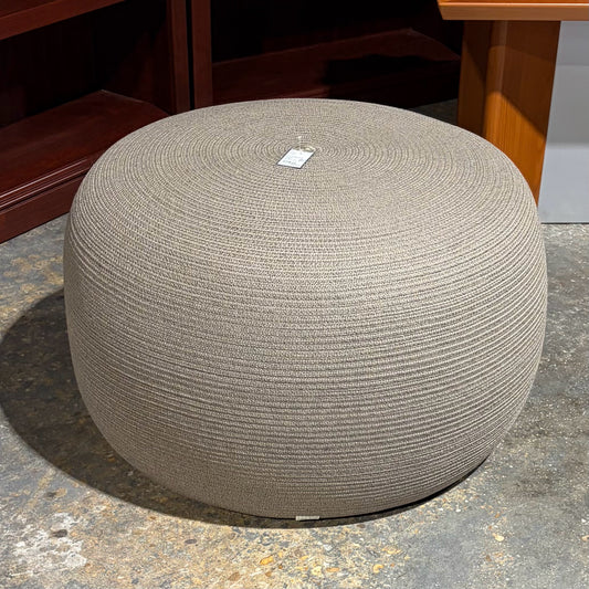 Circle Round ottoman, taupe, 30"DIA x 17"H