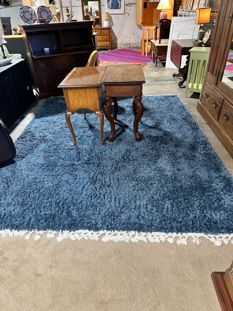 'Bellezza' rug, dk blue, 7'10"x10'10"
