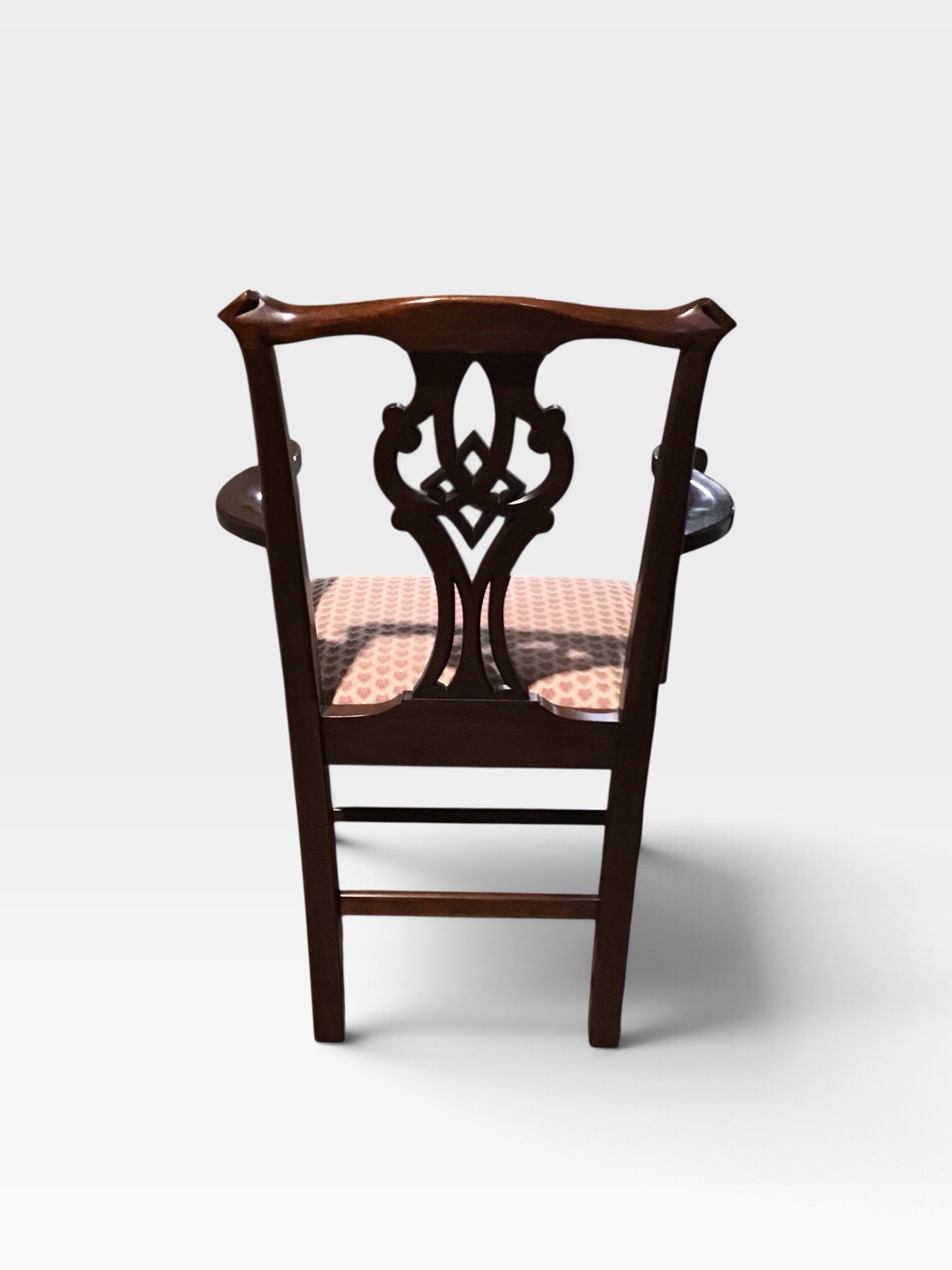 SET (6) Henkel Harris Chippendale Mahogany Dinning Chairs 24"W x 21"D x 37"H