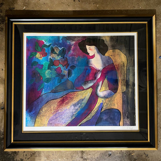 Framed Print of "Annabelle' by LeKniff, 36"H x 41"W