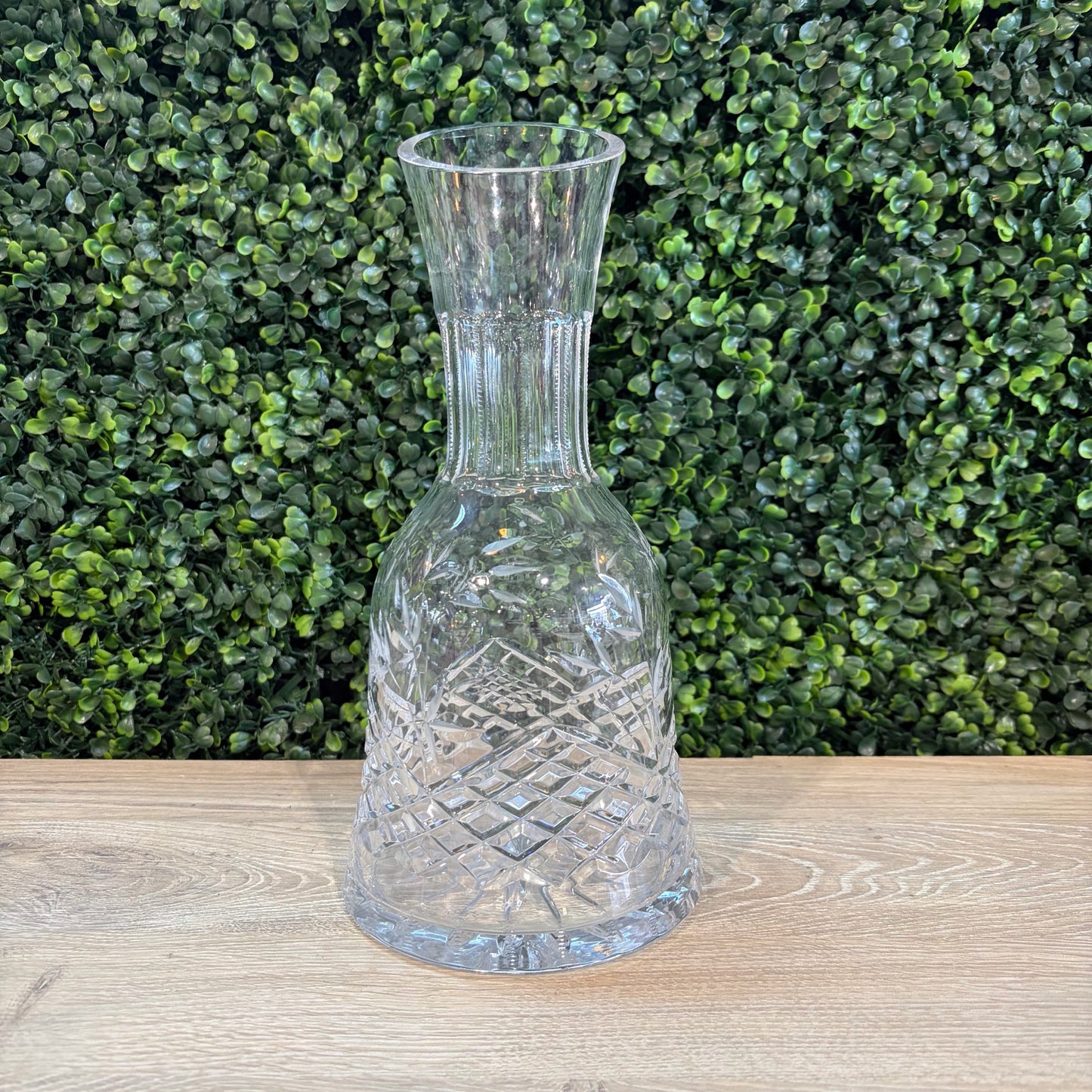Wedgewood Crystal Carafe - 10"H x 5"Dia