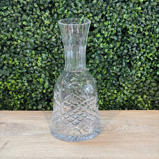 Wedgewood Crystal Carafe - 10"H x 5"Dia