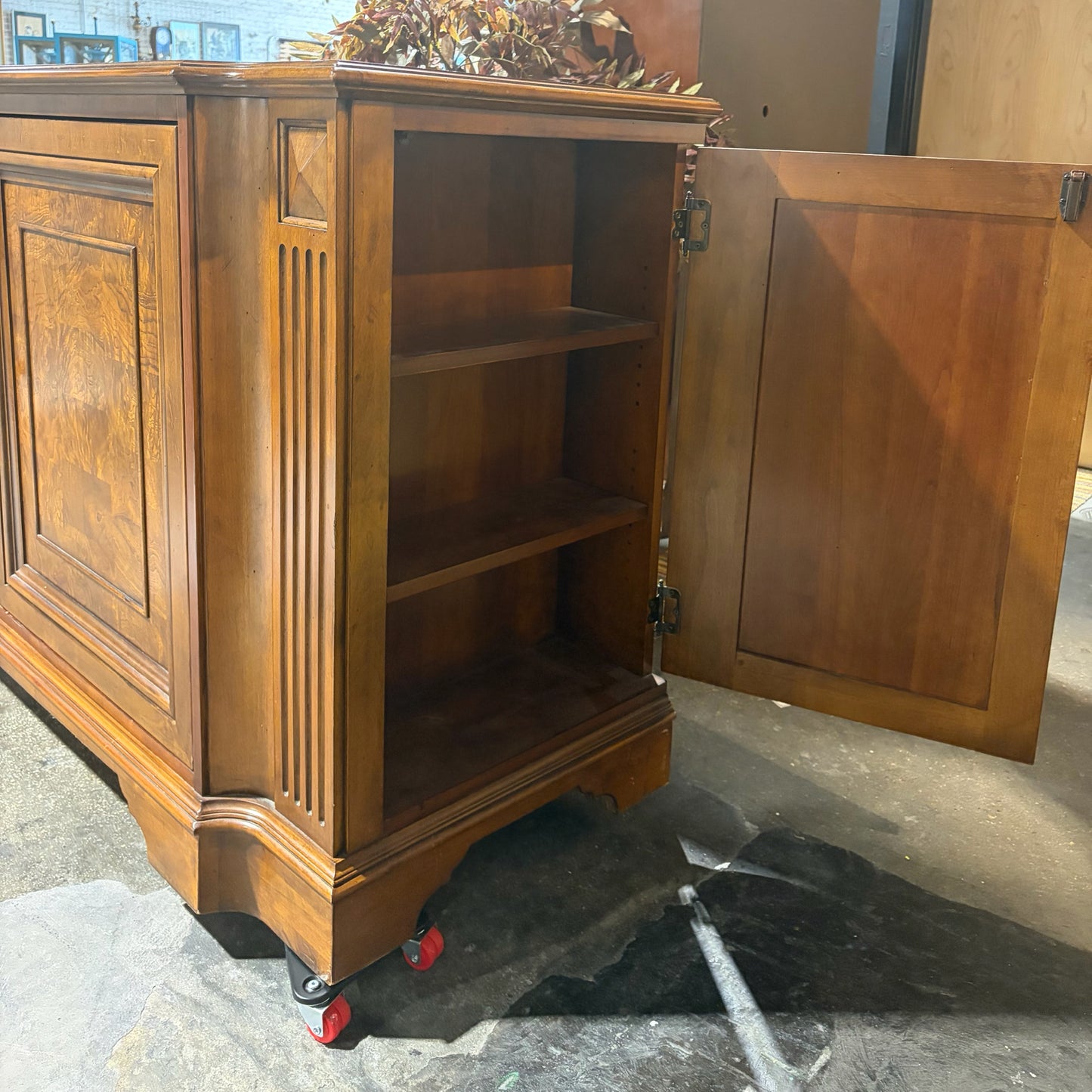 Ethan Allen 'Townhouse' Media Cabinet/Sideboard, 65.5"W x 23.5"D x 36"H