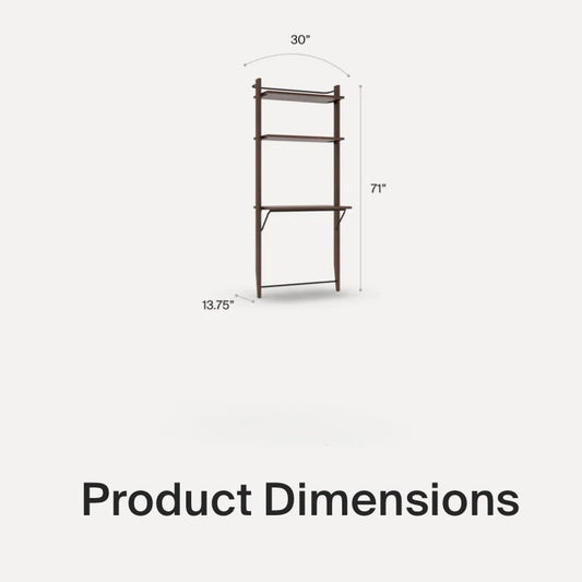 Burrows Title Wall Desk, 16"W x 74"D x 6"H