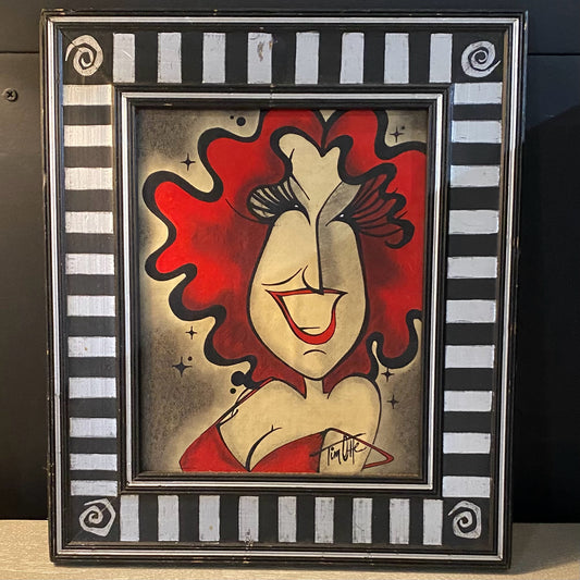 Bette Midler, Caricature, 12.5"W x 14.5"L x .5"D