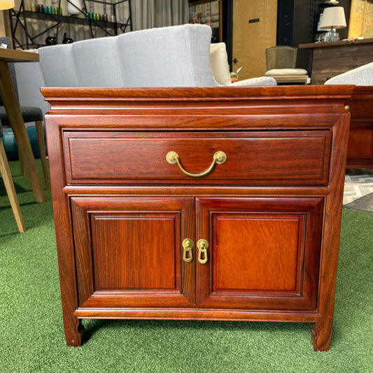 Ming Style Rosewood Side Table, 24"W x 16"D x 23"H