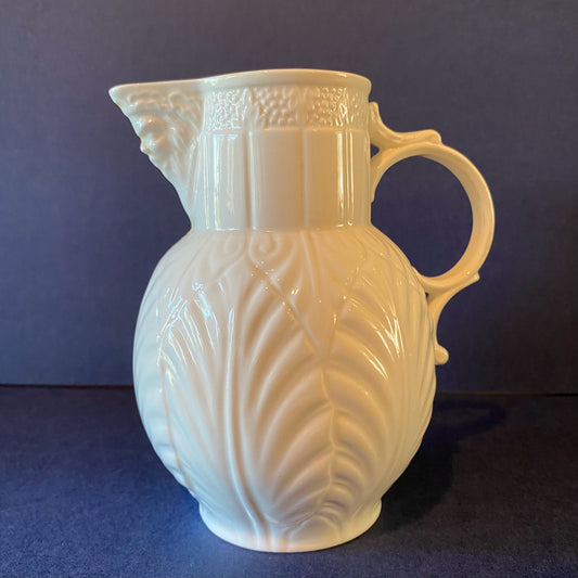 Vintage Coalport, Caughley Mask Jug, 5.5"H x 5.25"W x 4"D