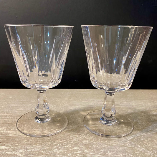 Set of 5 Cristal D"Arques Cordial, 4.5"H 3"D