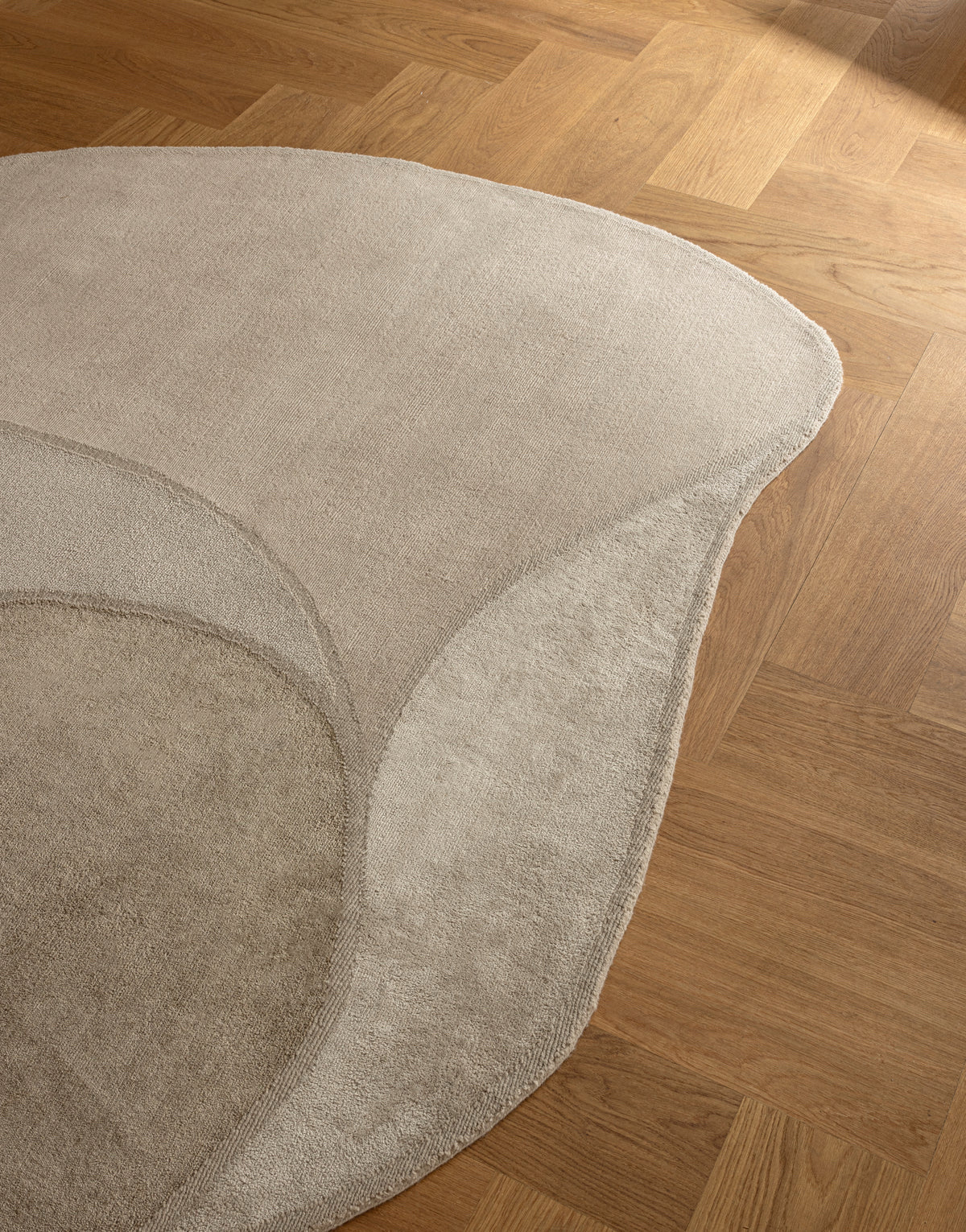 Linie Design Shoal Dream Rug, 95" W x 89" L x 0.5" H