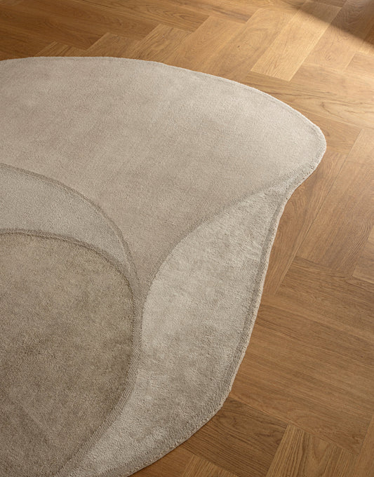 Linie Design Shoal Dream Rug, 95" W x 89" L x 0.5" H
