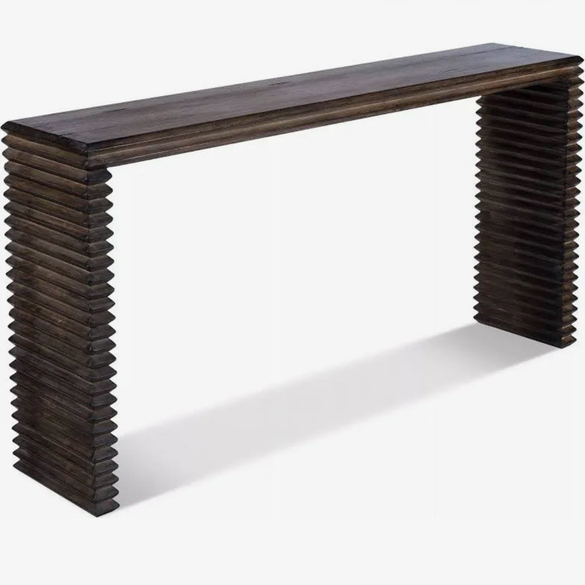 Stacked Console Table, AS IS, 63"W x 13"D x 32"H