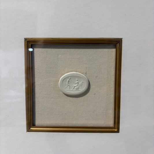 Hermes and ApolloFramed  Intaglio, 15"H x 12"W