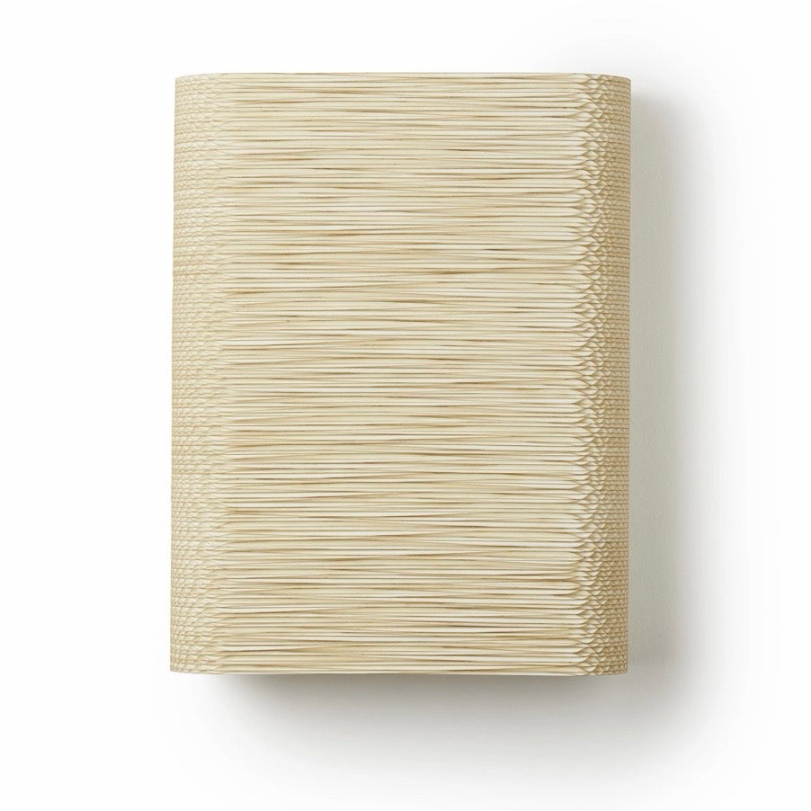 Scraplights Skew Wall Sconce, Blonde, 13"W x 3.9"D x 16.9"H
