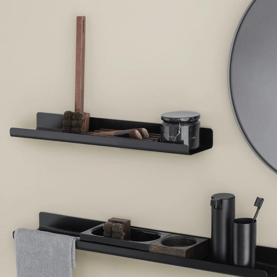 Modo Shower Shelf, Black w/ 2FIX Glue Kit
