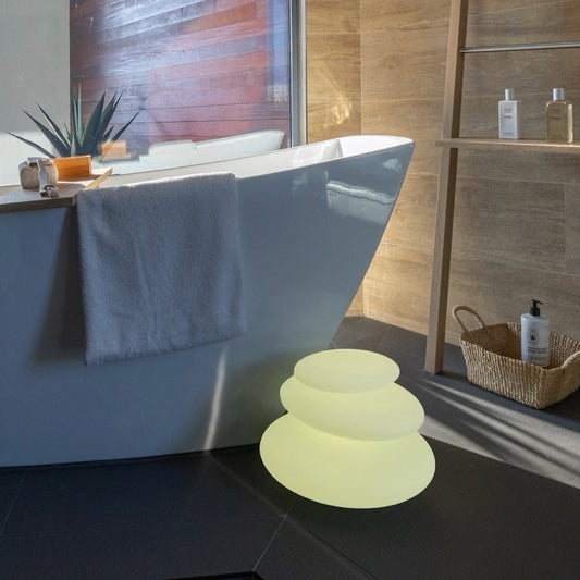 Zen Outdoor Bluetooth LED Table Lamp, (Lamp Only) 13.9"W x 17.5"D x 16.9"H