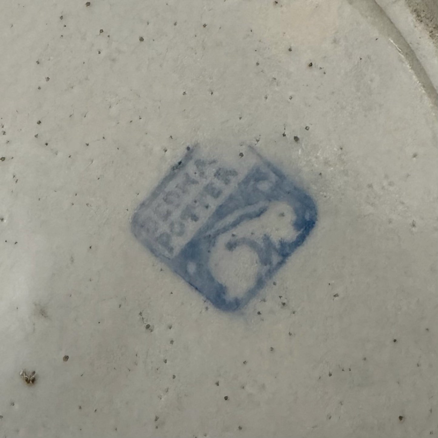 Vintage Dedham Pottery Grapes Plate, 8.5"Dia x 1"D