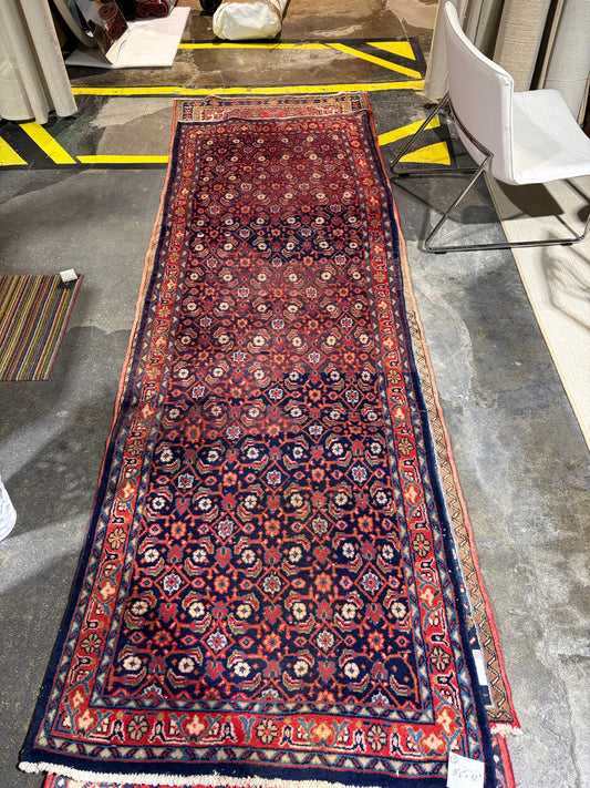 Handknotted Wool Rug, 10'6" x42"