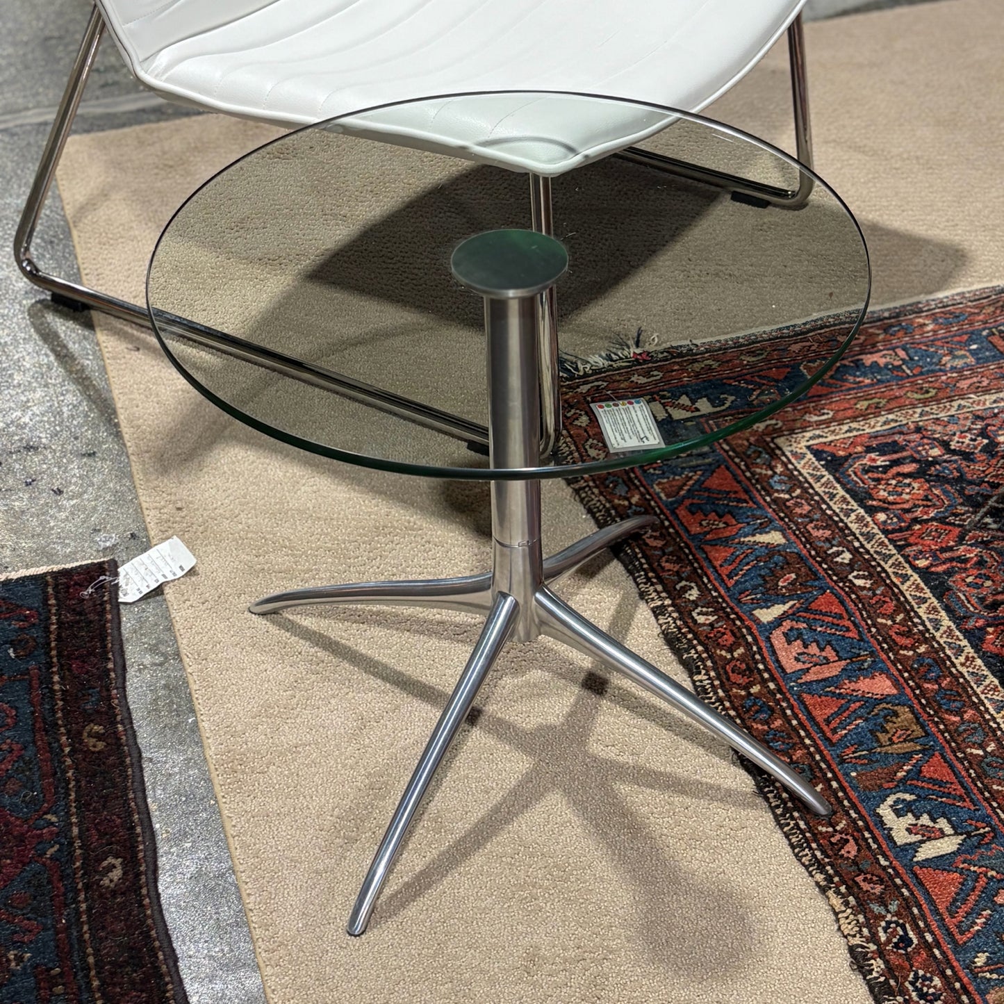 Ekornes Stressless Urban Star Side Table, 21.5"Dia x 19"H