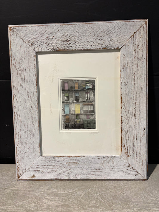"Shades of Color" By Jana Epstein, Hand painted B & W  Photo, 17.5"W x 20.5"H