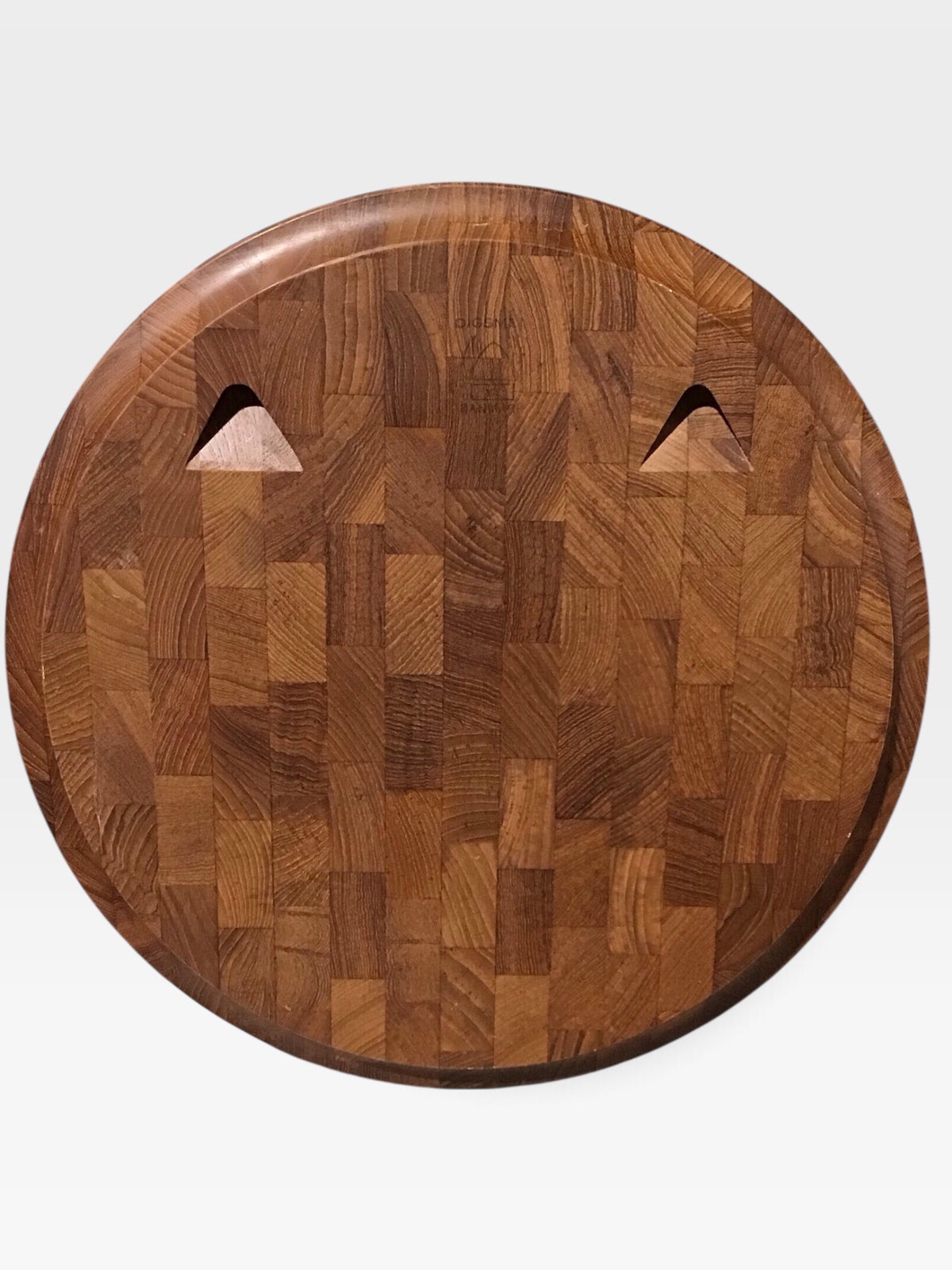 VTG Teak Danish Serving Platter, 15"Dia x 1.5"H