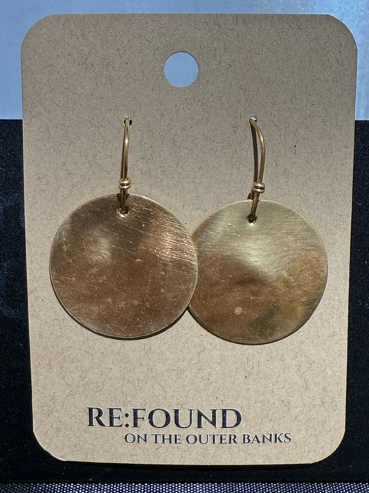 Brass earring #805