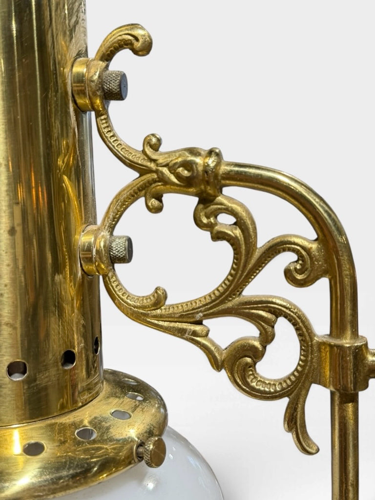 Alladin 75th Anniv Brass Student lamp, AS IS, 30.5"H