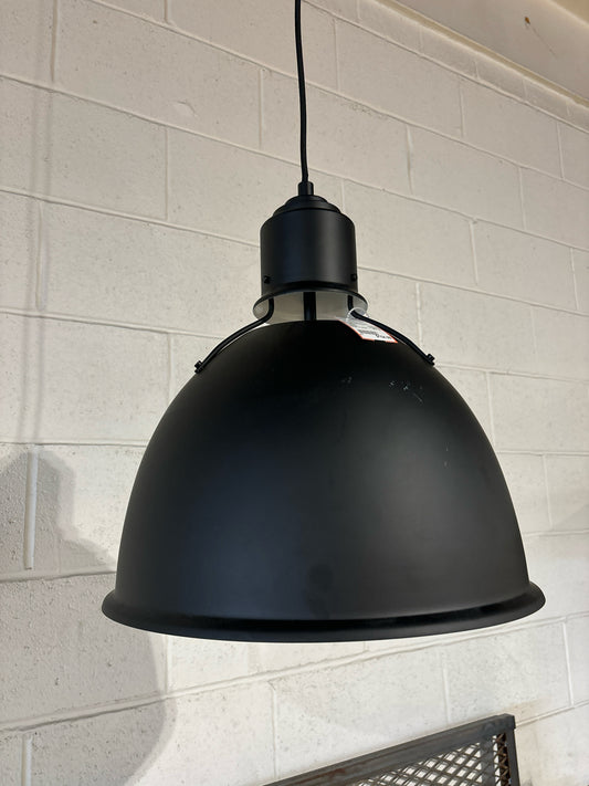 Industrial Black - 1 Light Pendant 17Hx15W