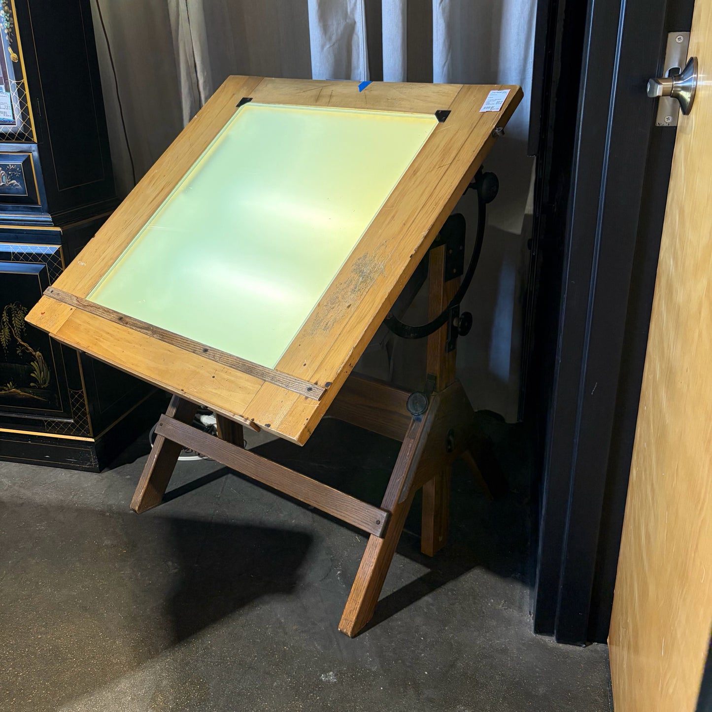 VTG Backlit Adjustable Height Drafting/Drawing Table, 32.5"W x 31"L