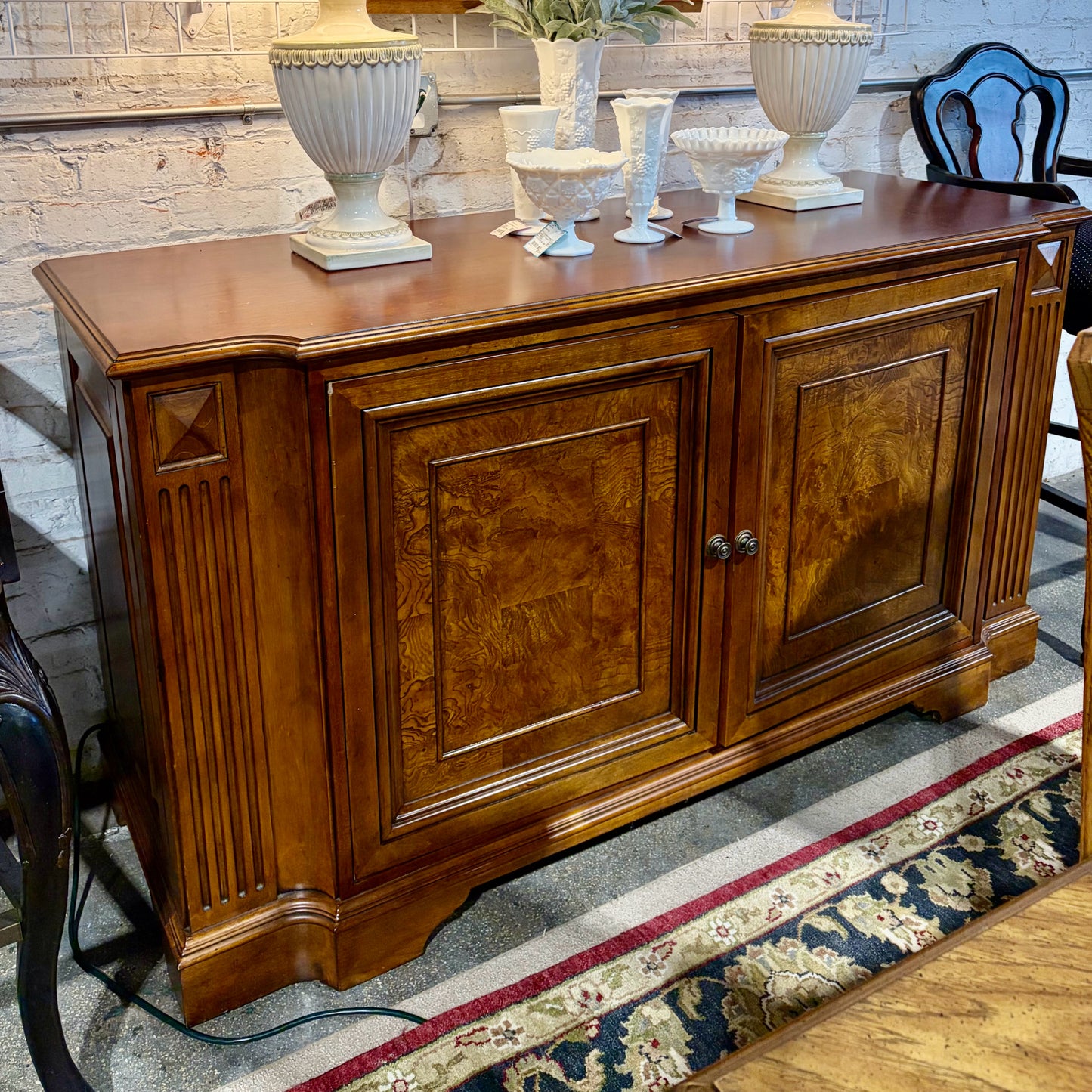 Ethan Allen 'Townhouse' Media Cabinet/Sideboard, 65.5"W x 23.5"D x 36"H