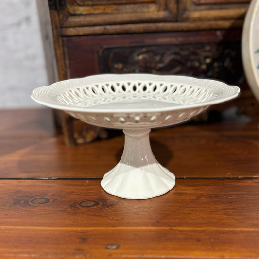 Porcelain Cake Stand 8" D x 4" H
