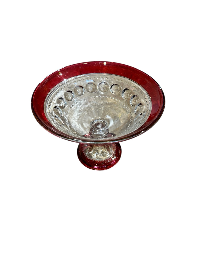 Tiffin Kings Crown Compote 8"H x 10"D x 10"W