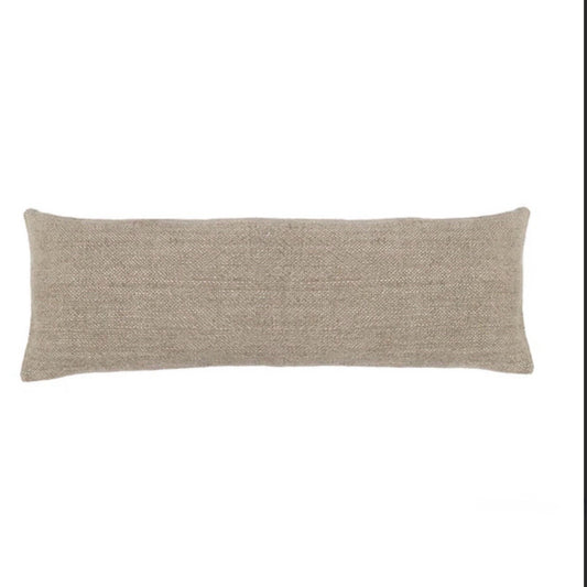 NEW Hendrick Pillow, Sand, Linen front, Cotton back, 40"W x 14"H