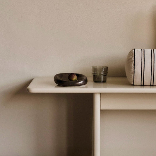 Ferm Living Bellure Bowl, Rustic Bronze, 6.9" W x 7" D x 1.7" H, Hand Wash Only