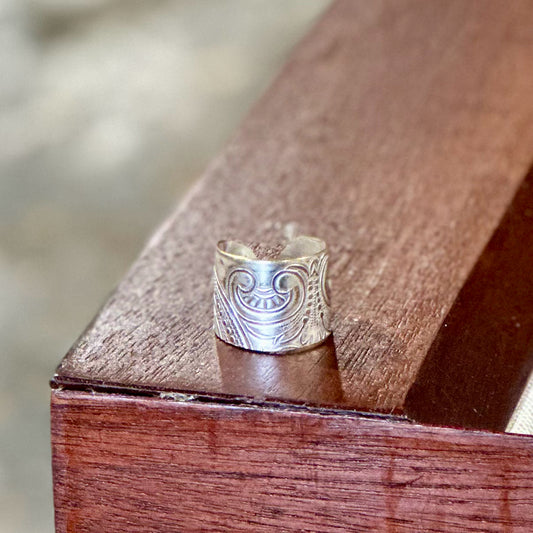 Silverplate over copper ring