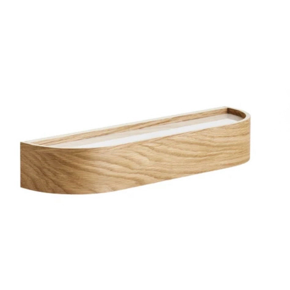 Epoch Shelf, Natural Oak / Fog, 19.7"W x 5.1"D x 2.2"H