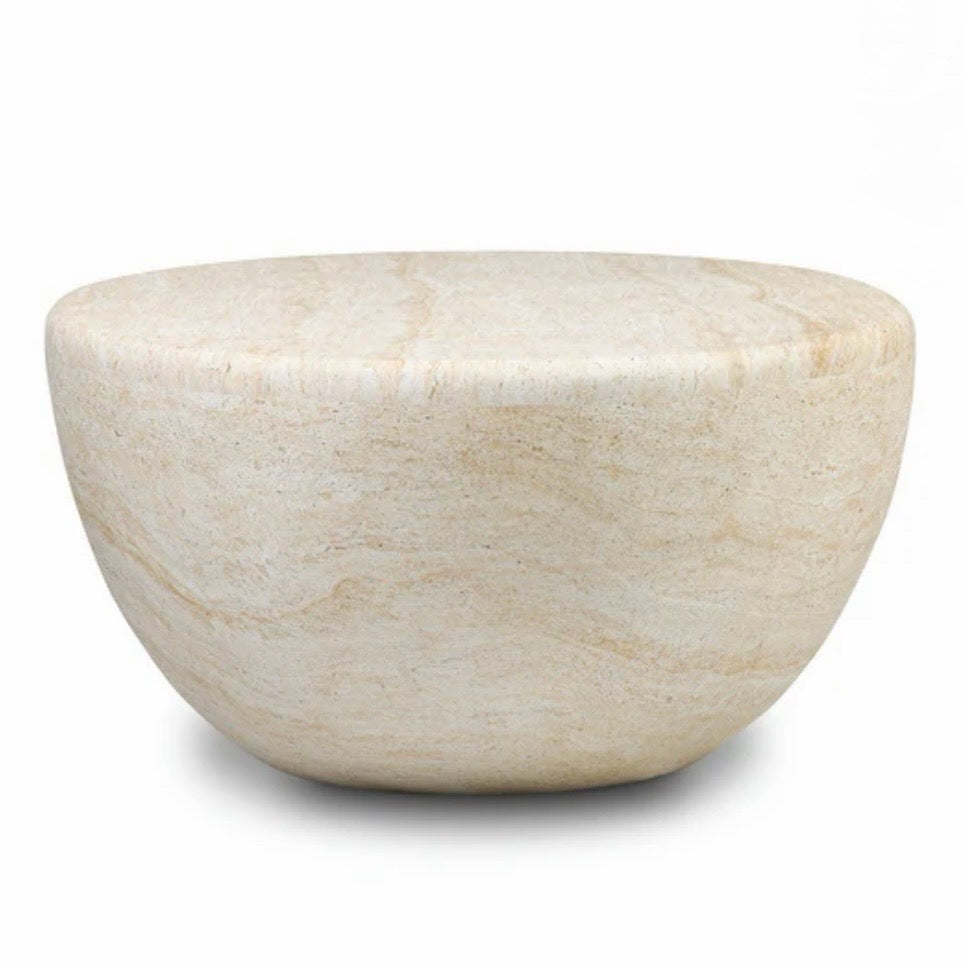 Trevi Oval Coffee Table - Travertine