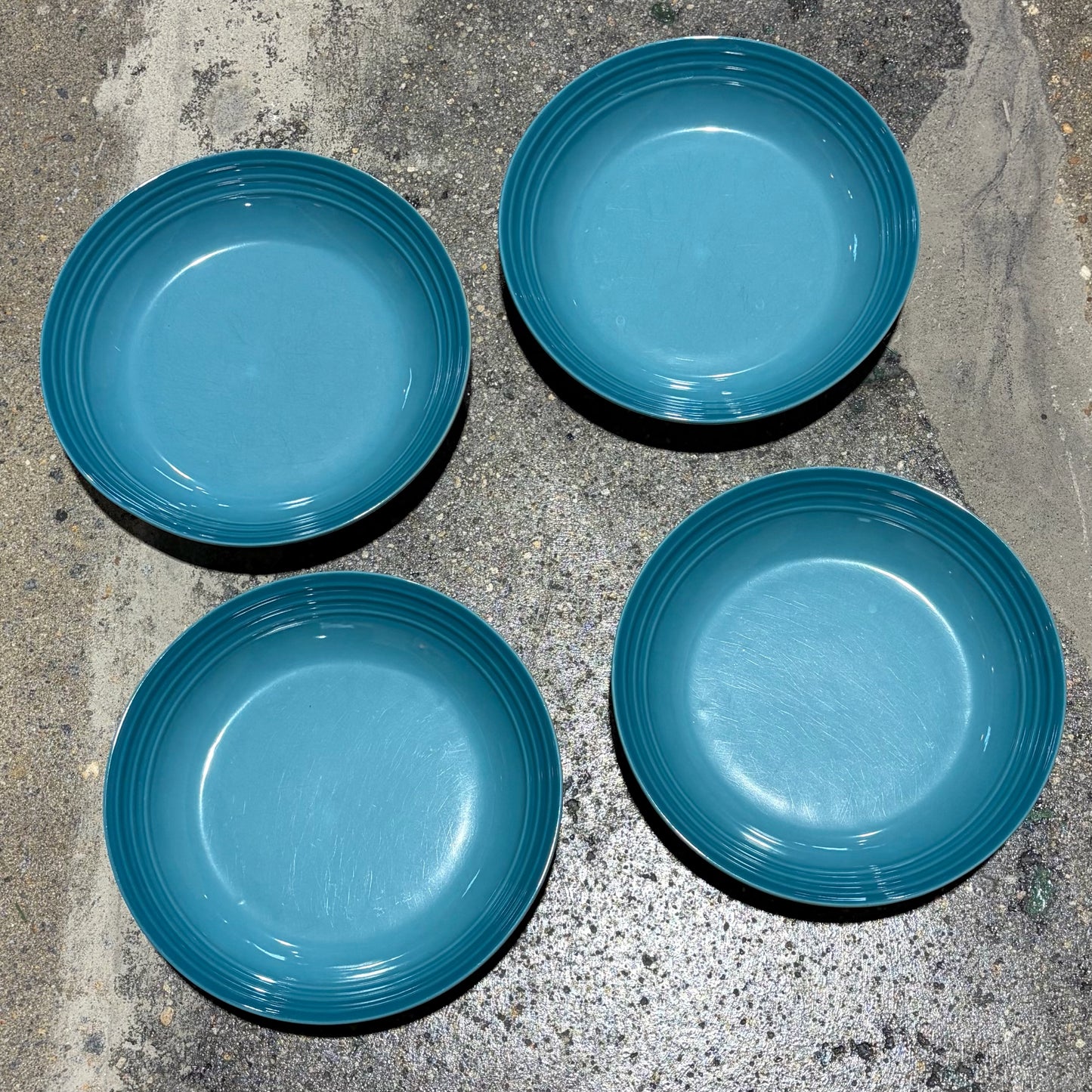 Set of 4 Le Creuset Pasta Bowls, 10"Dia x 2"H