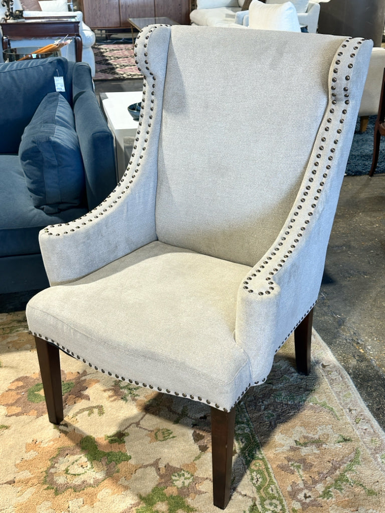 Gracie Mills Mackenzie Highback chair, 22"W x 27"D x 41"H