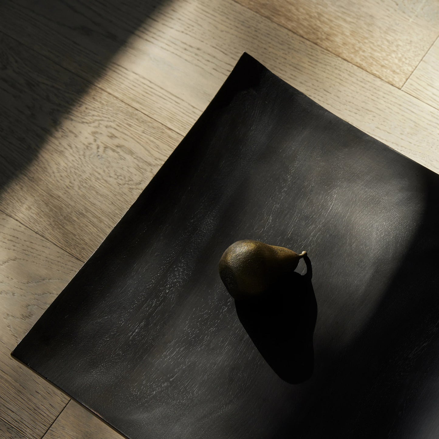 Audo Copenhagen Relevé Platter, Dark Brown, Acacia Wood, 7.9" W x 15.7" D x 4.7"