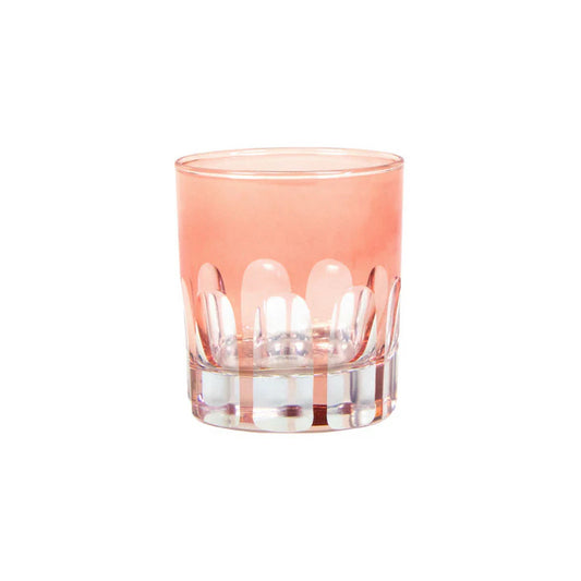 Set of Two Rialto Old Fashion Glasses, Kitten Pink, 12 Oz