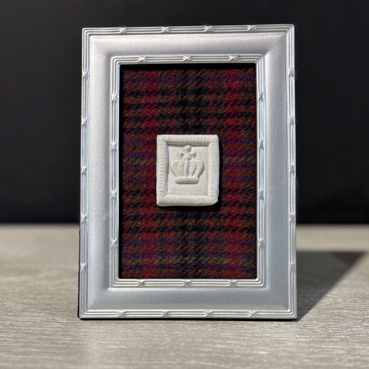 Crown Intaglio in Frame 7.5" L x 5.5" W x .75" D