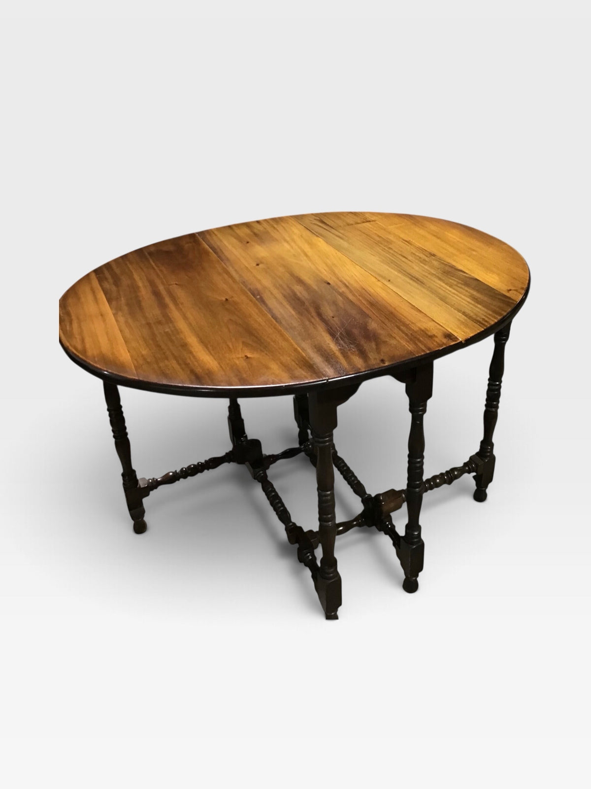 VTG Drop Leaf Gateleg Wood Table 42"/11" W x 34"D x 30"H