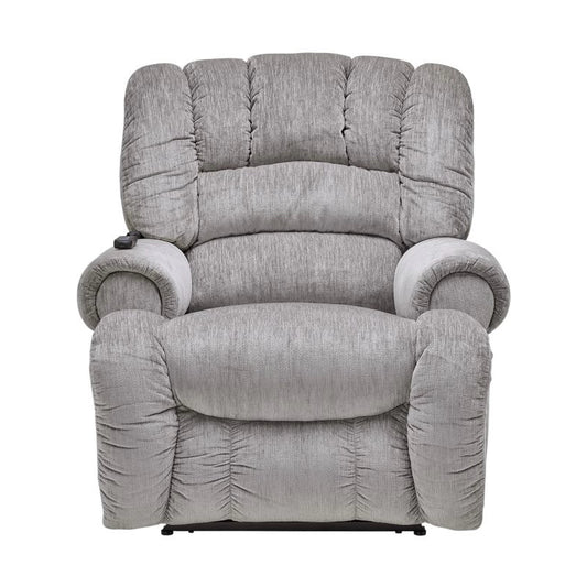 Motion Ease King Comfort Power Recliner, Light Grey, 45" W x 47" D x 48" H