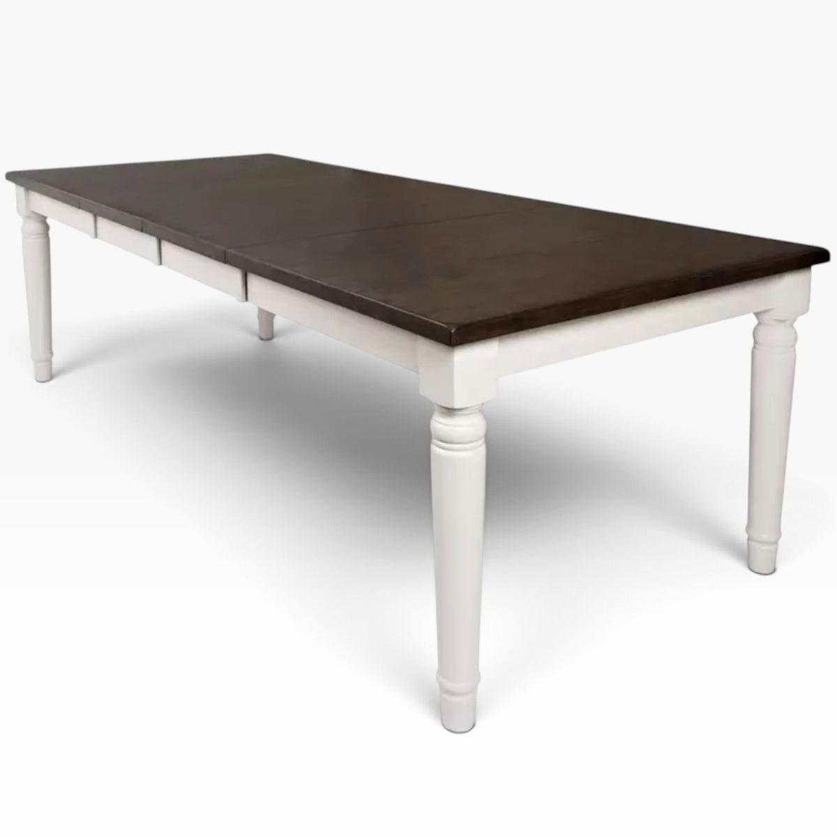 Orchard Park  Extendable Dining Table Brown & Light Grey, 60"-96"W x 42"D x 30"