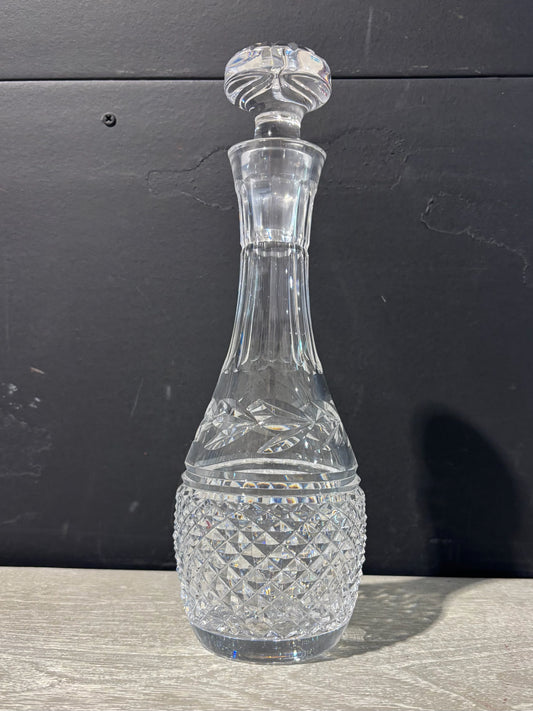 Crystal Decanter 12" D x 11.5" H