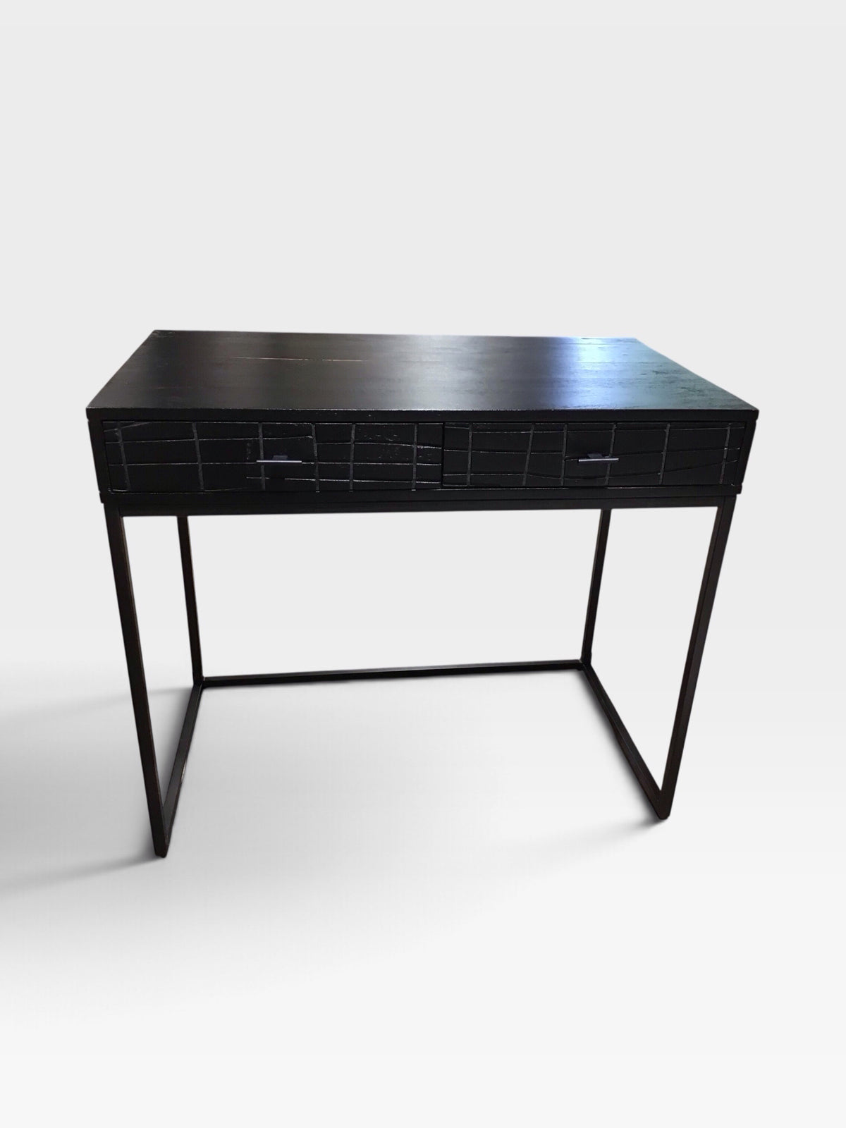 Moe's Home Collection Atelier Desk, Black , 35"W x 19.5"D x 30"H