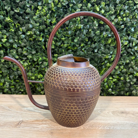 VTG Cast Bronze Bonsai Watering Can, 8.75"W x 4.25"D x 8.5"H
