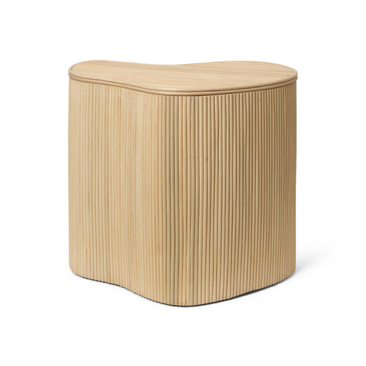 Ferm Living Isola Storage Side Table, 19" W x 18.1" D x 13.8" H